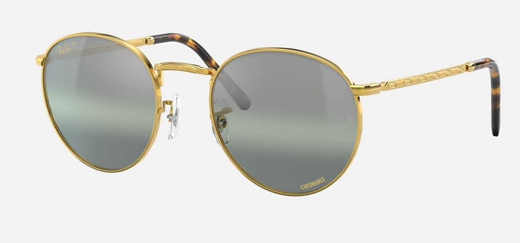 Ray Ban New Round in Legend Gold