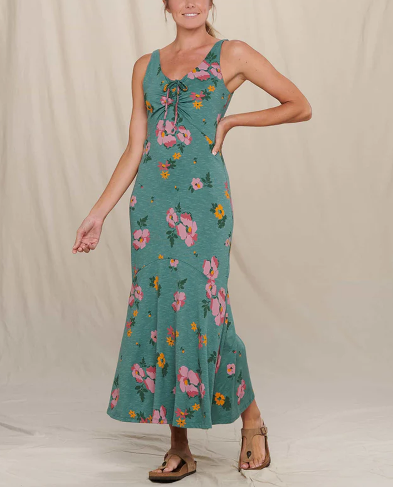 Verano Sleeveless Midi Dress