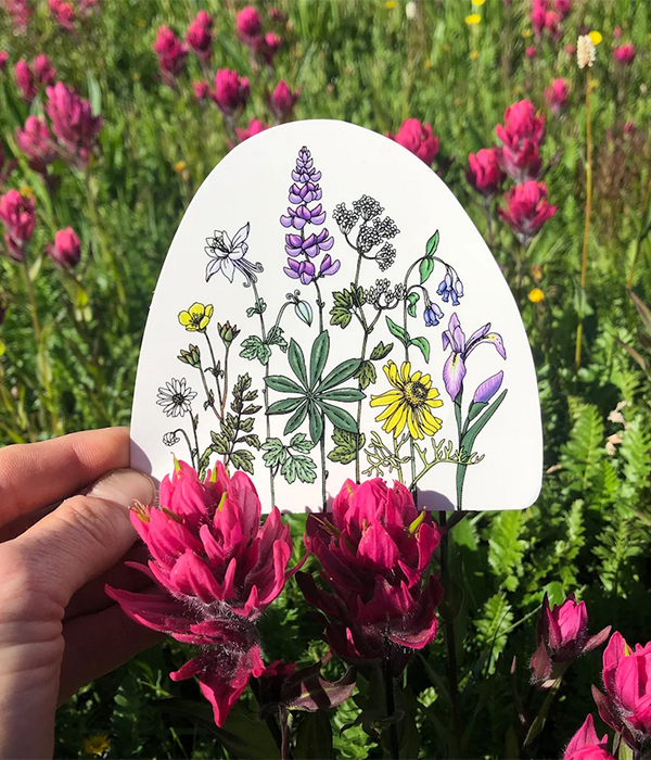 Wildflowers Sticker