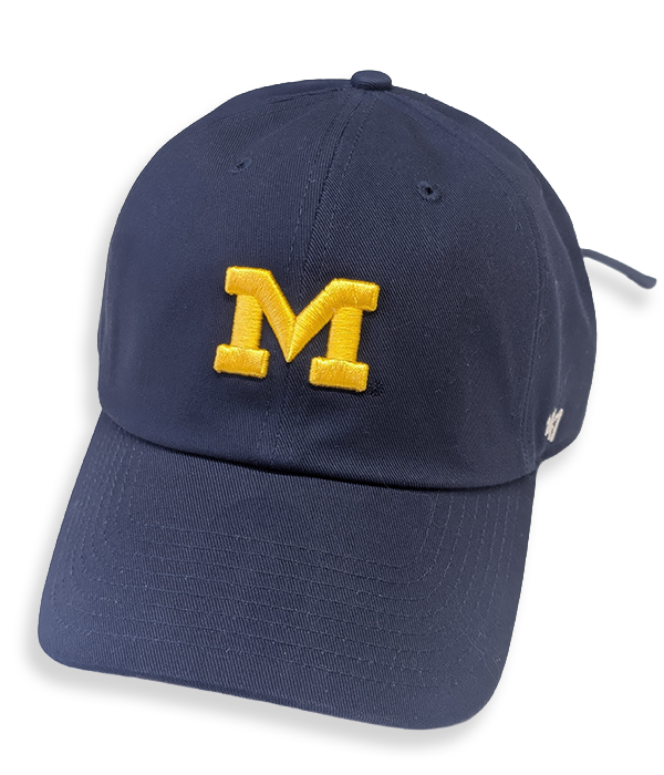 Unisex Michigan Wolverines Navy Bow Back 47 Clean Up