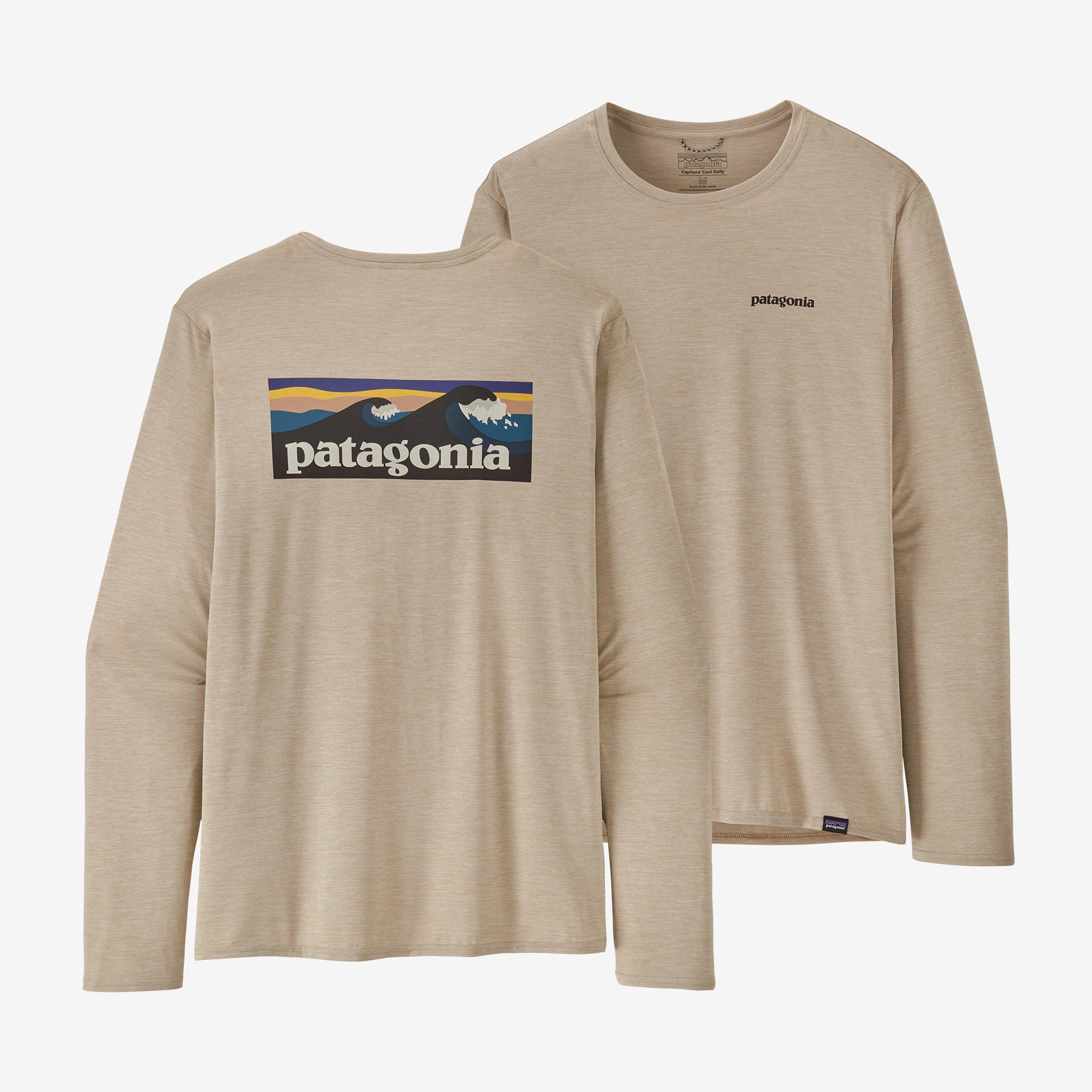 Mens L/S Cap Cool Daily Graphic Shirt - Waters