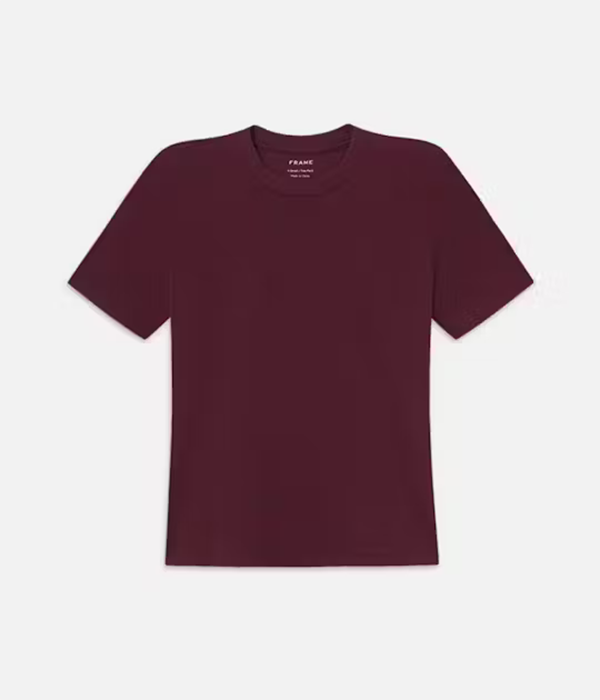 FRAME Womens Fitted Crew Tee