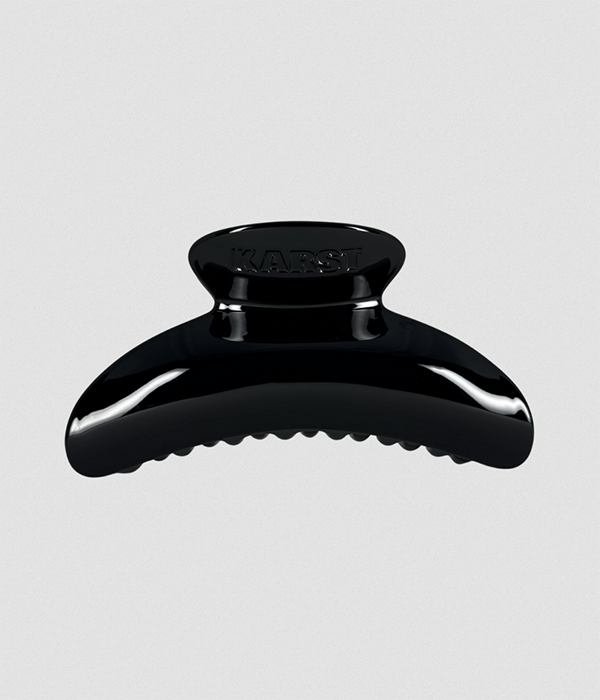 Superclip Hair Claw With GOLD Charm Ring â€” Noir