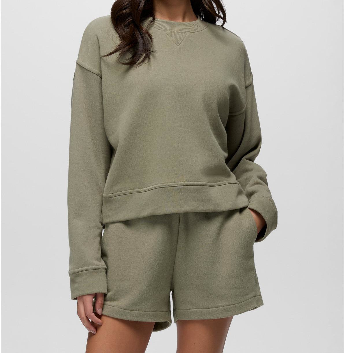 Womens DreamTerry Crew Sweatshirt