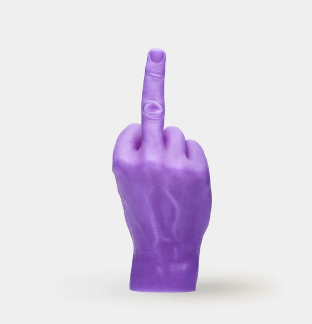 CandleHand Hand Gesture Middle Finger Candle