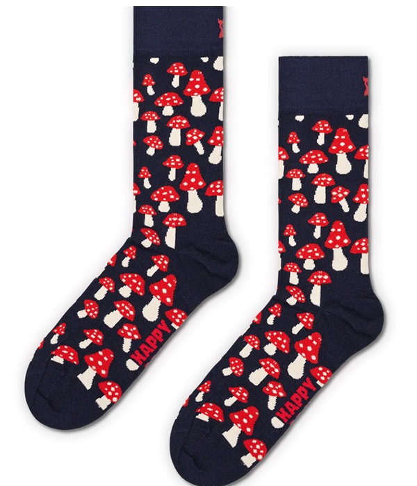 Mens Mushroom Sock in Navy