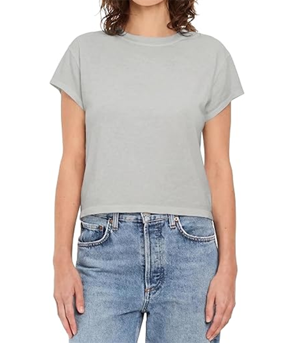 Womens Grayson Cropped Crewneck