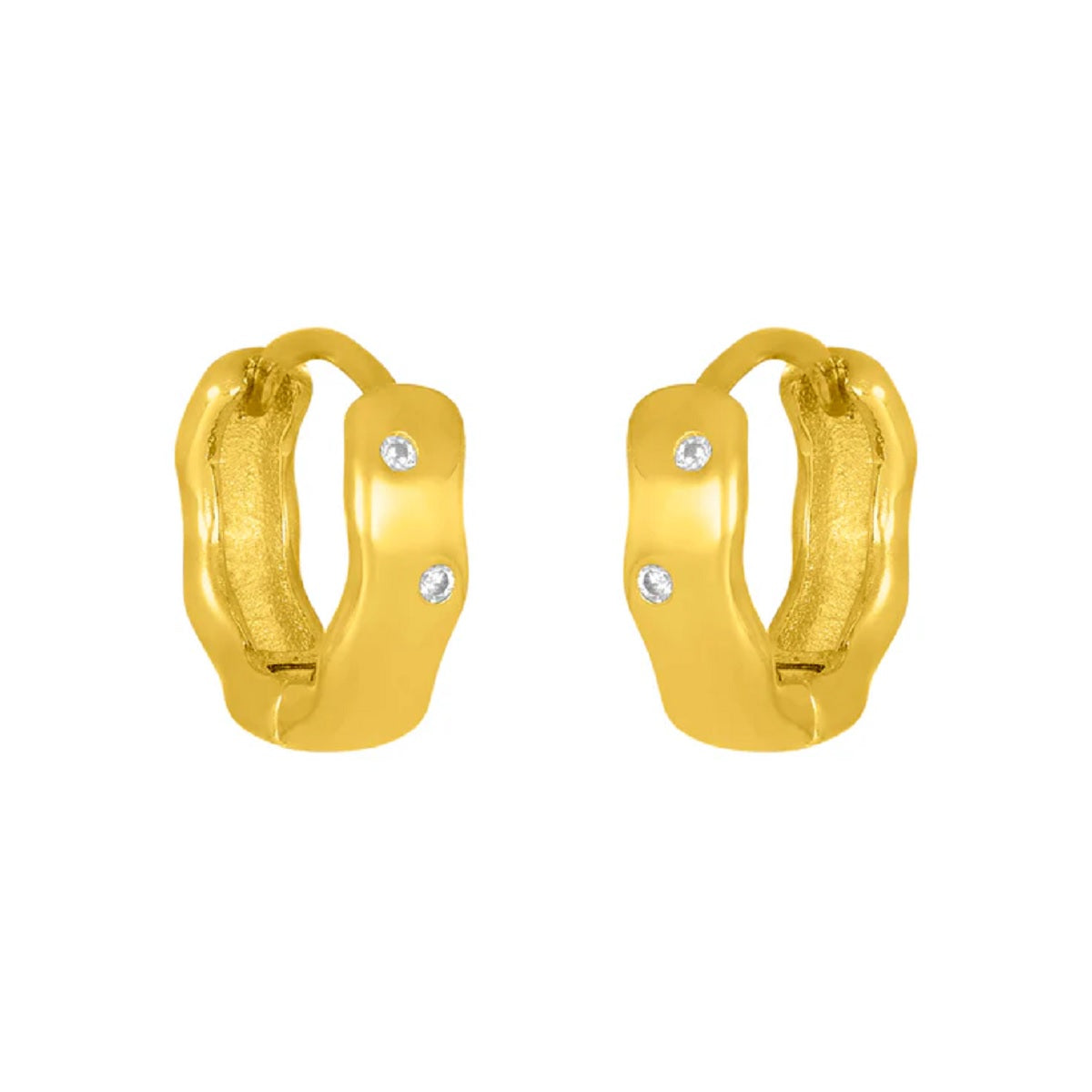 Womens Dottie Huggies Gold