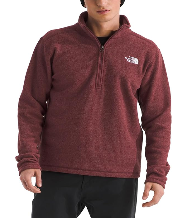 Mens Textured Cap Rock 1/4 Zip