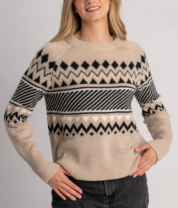 Womens Kai Intarsia Crew