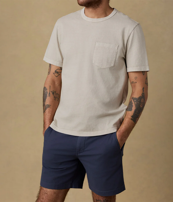 Mens SS Recycled Cotton Tee