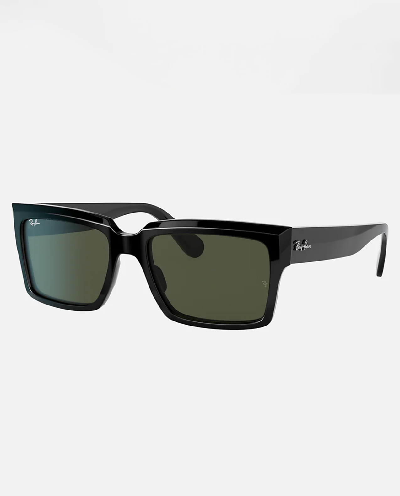 Inverness Sunglasses with Black Frame and Green Lens