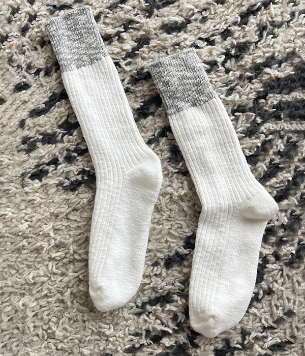 Le Bon Womens Cottage Socks