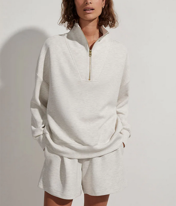 Womens Hawley Half Zip Sweat