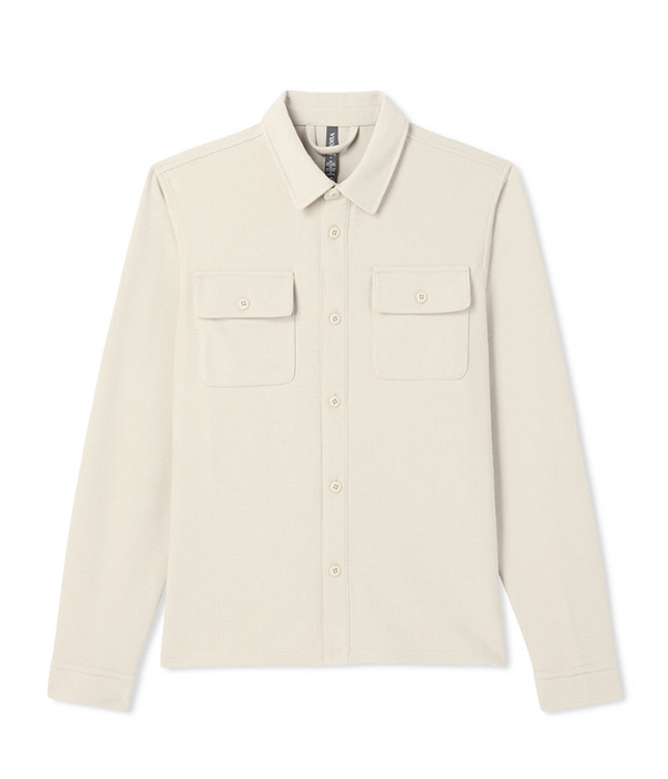 Mens Waffle Shirt Jacket