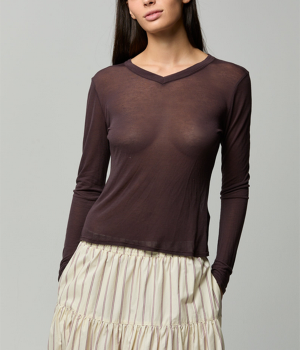 Womens Saskia Longsleeve Micro V