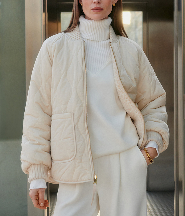 Womens Serina Reversible Quilt Jacket