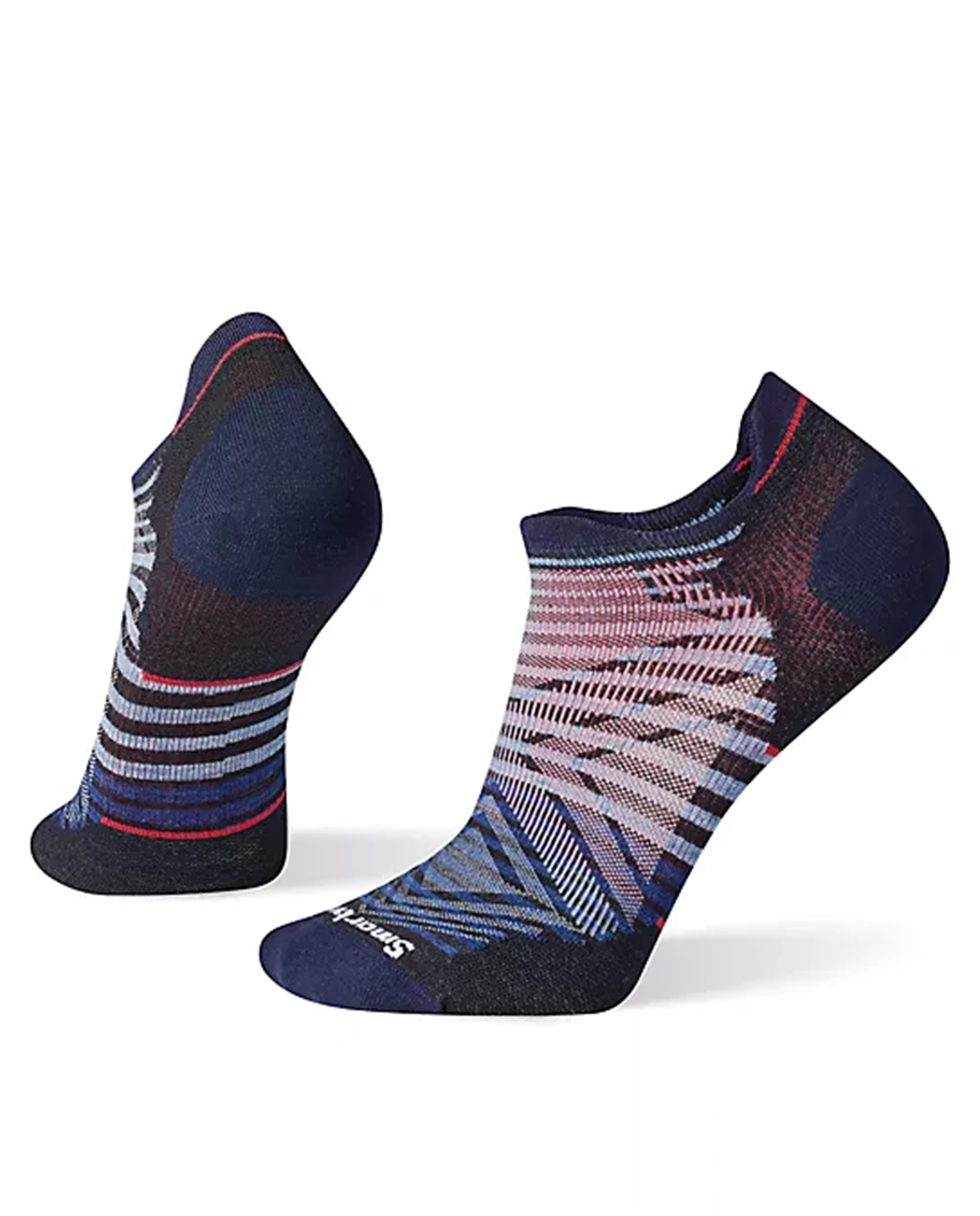 Run Zero Cushion Low Ankle Pattern Socks