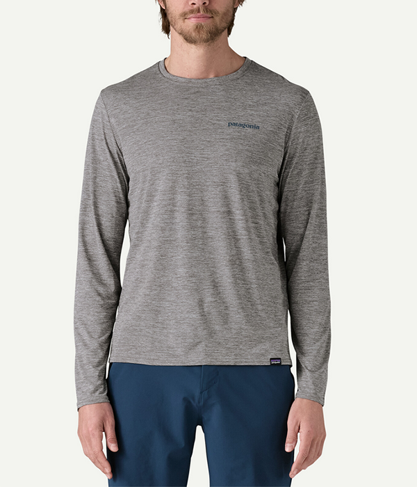 Mens L/S Cap Cool Daily Graphic Shirt - Waters