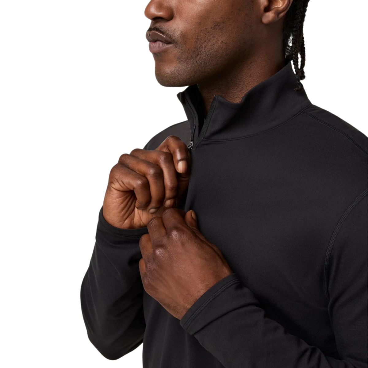 Mens Ponto 1/2 Zip Mock Neck