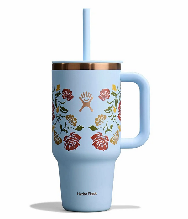 Limited Edition 32oz Travel Tumbler in Western Light Blue