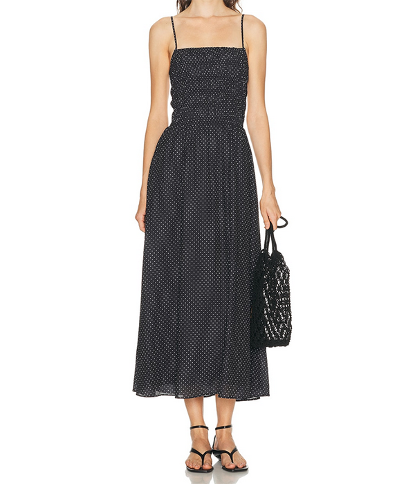 Womens Delta Dress in Noir