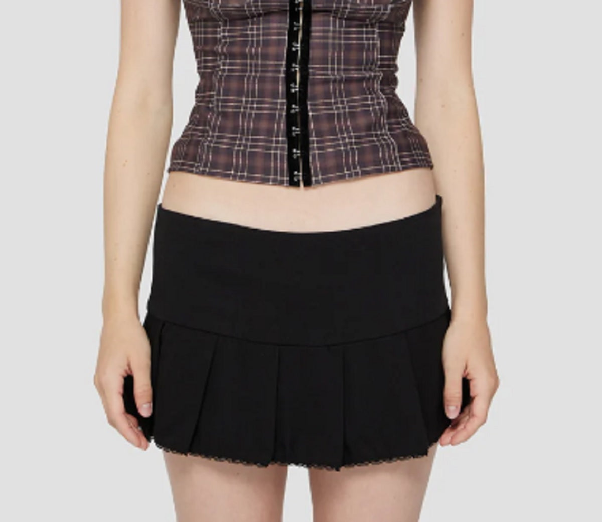 Womens Grace Mini Skirt in Black