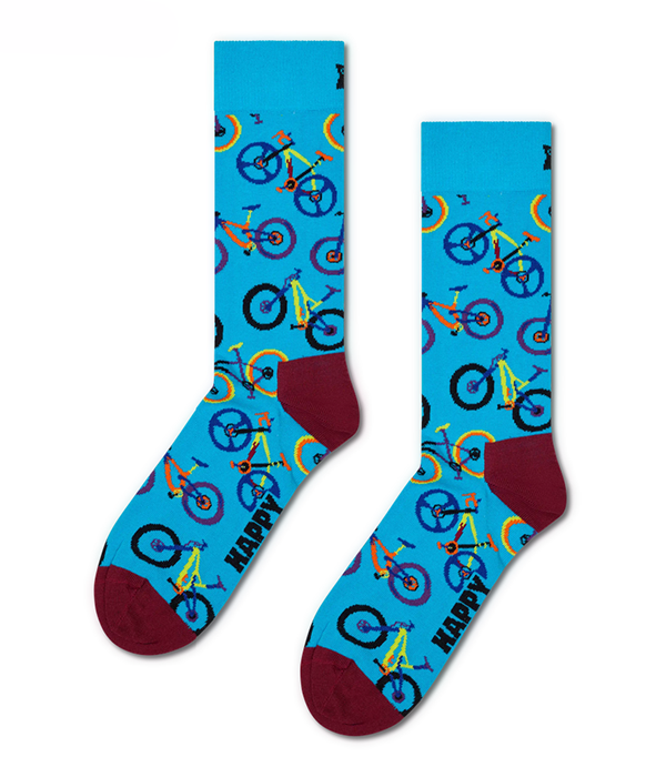Mens Mountain Bike Sock in Blue