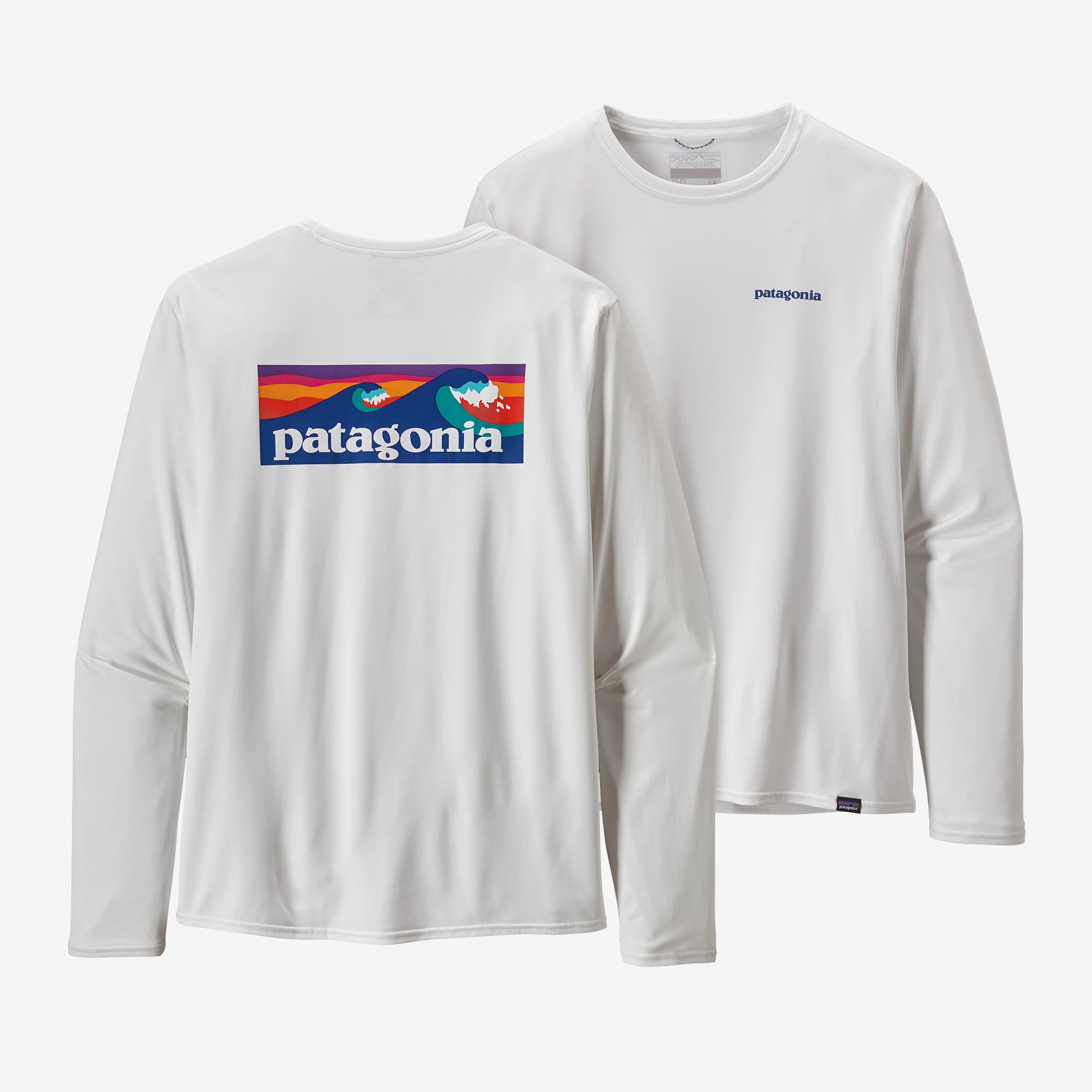 Mens L/S Cap Cool Daily Graphic Shirt - Waters