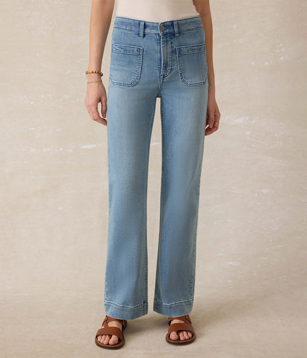 Womens Stretch Terry Patch Pocket Pant F25 B