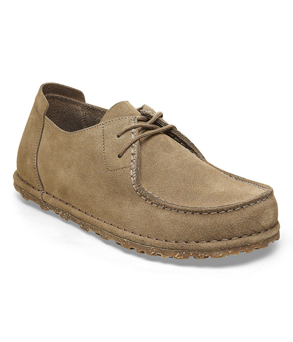 Mens Utti Lace Suede Taupe Regular