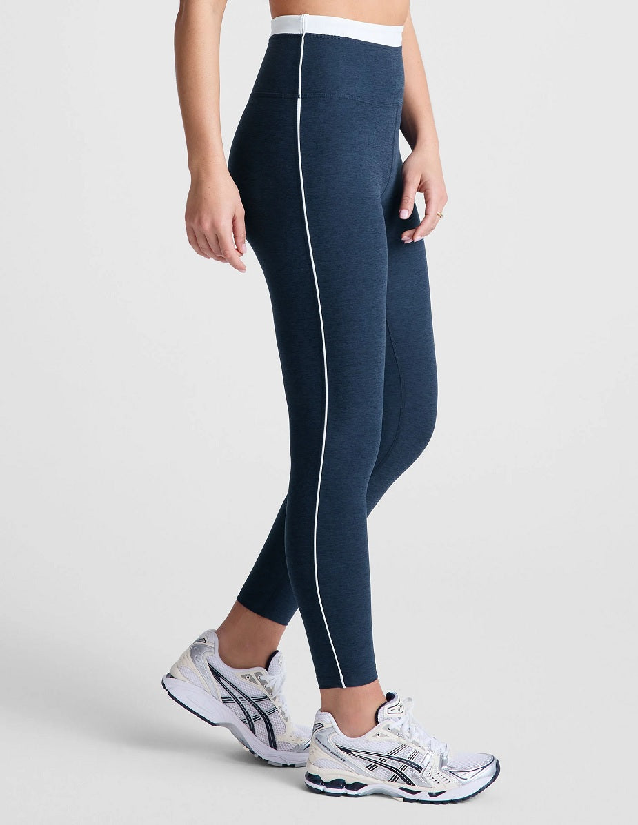 Womens Spacedye Trophy High Waisted Midi Legging