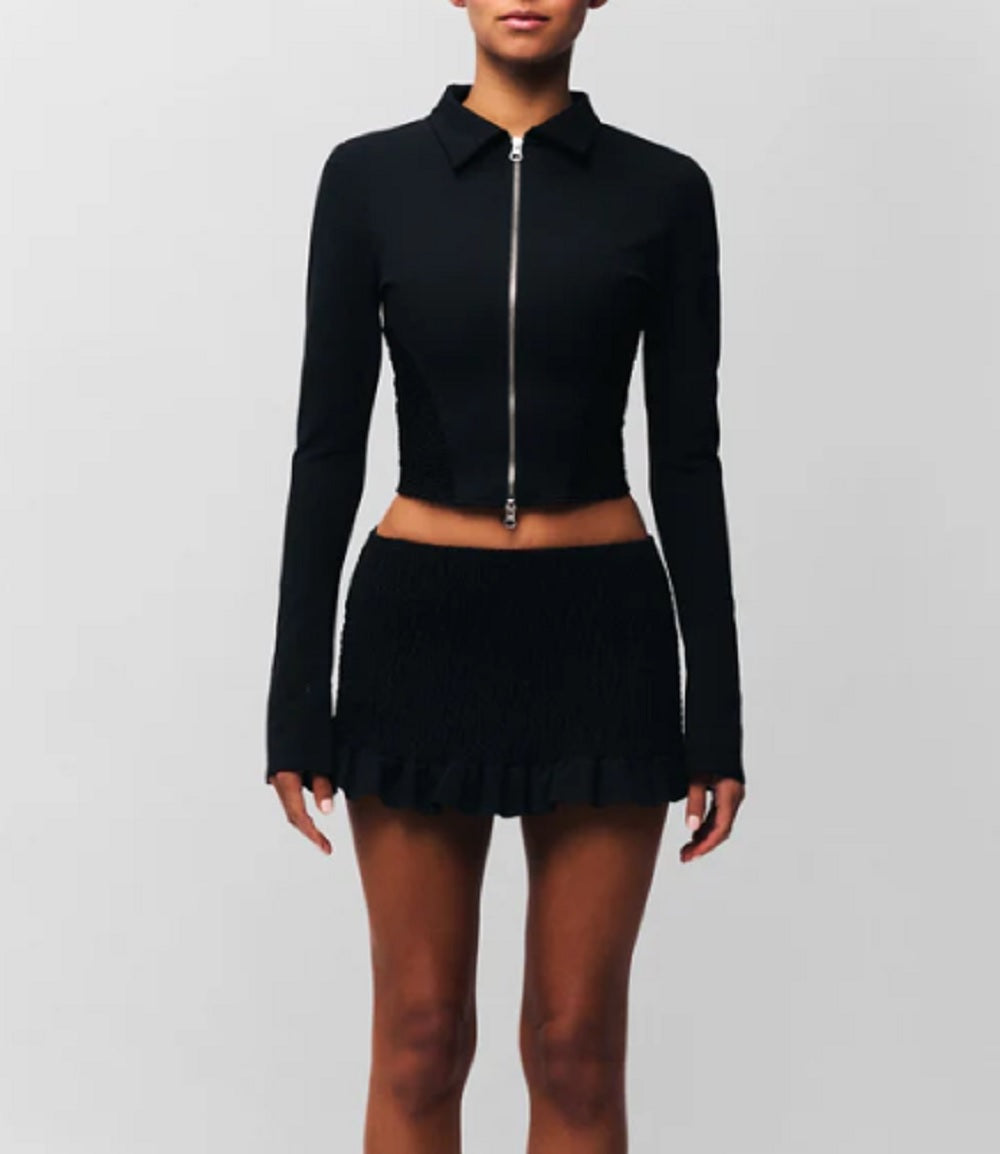 Womens Apolline Smocked Jacket