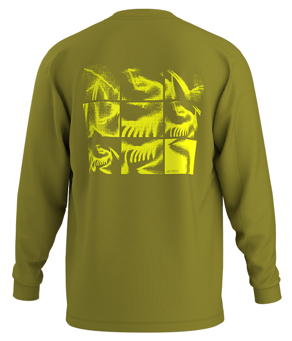 Mens Kragg SL Cotton Bird Tile LS