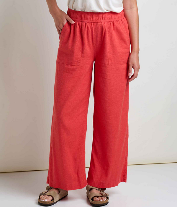 Womens Taj Hemp Wide Leg Pant