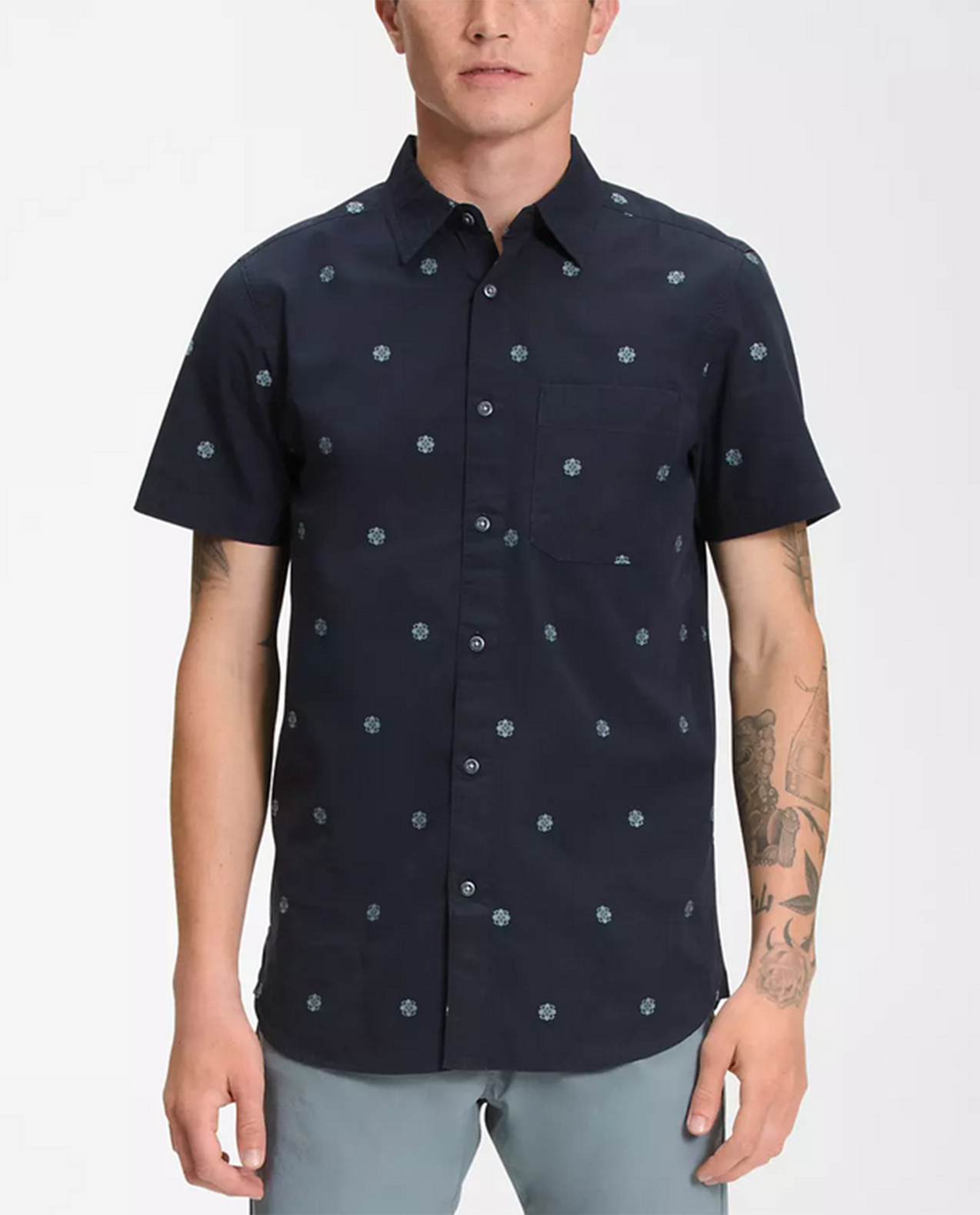 THE NORTH FACE Mens S/S Baytrail Jacquard Shirt