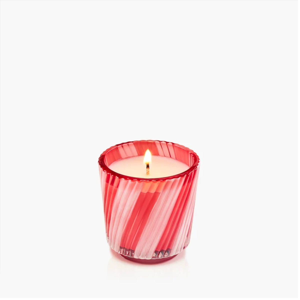 Voluspa 2.5oz Boxed Pedestal Ornament-Crushed Candy Cane 