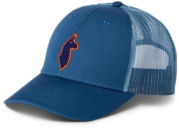 The Llama Trucker Hat in Denim