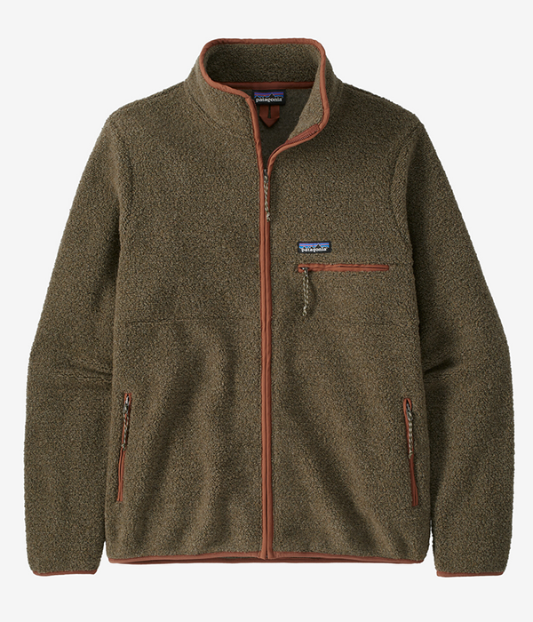 Mens Reclaimed Fleece Jacket