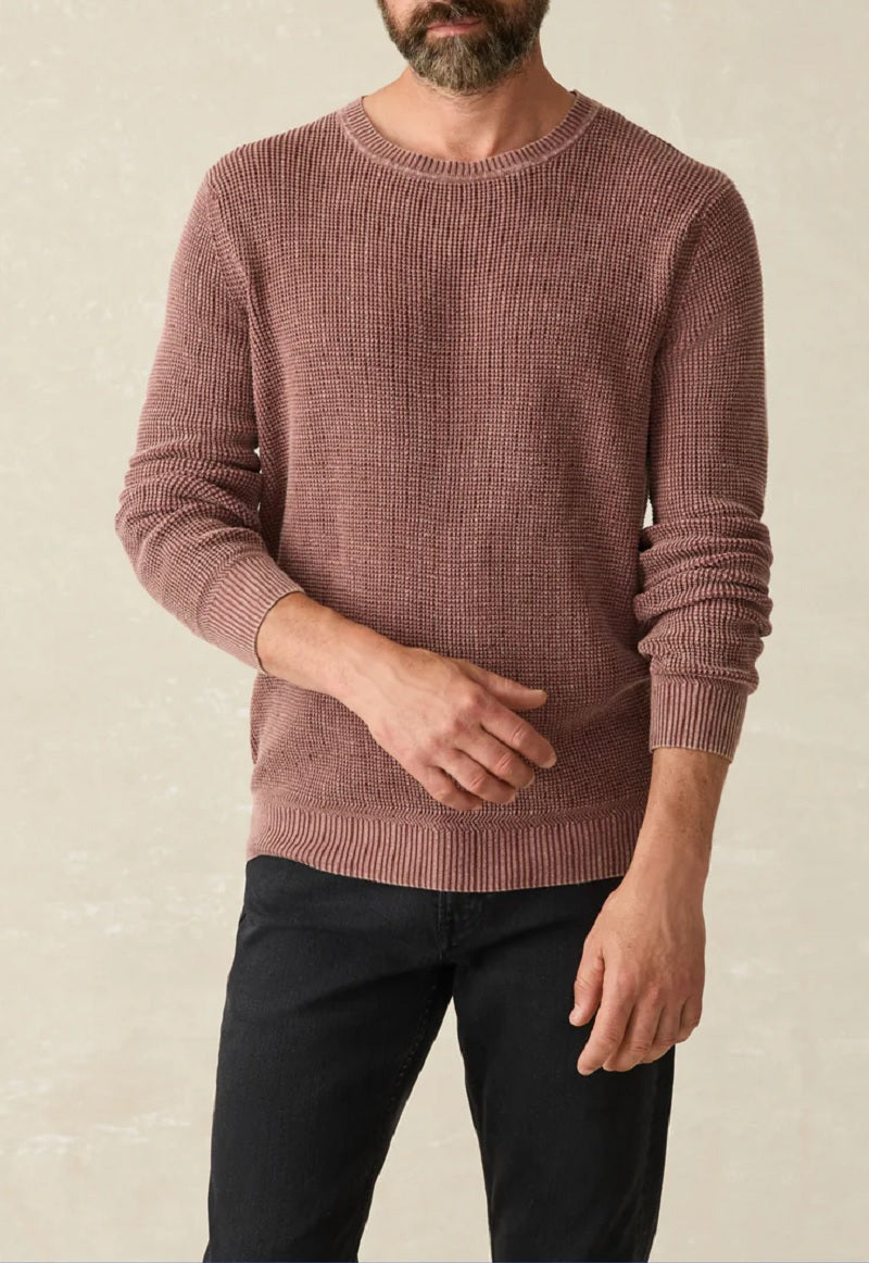 Mens Sunwashed Crewneck Sweater F25