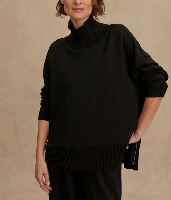 Womens Barker High Neck Sweat