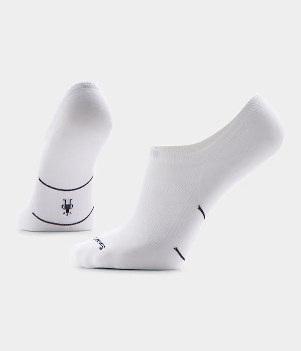 Unisex Run Zero Cushion No Show Socks