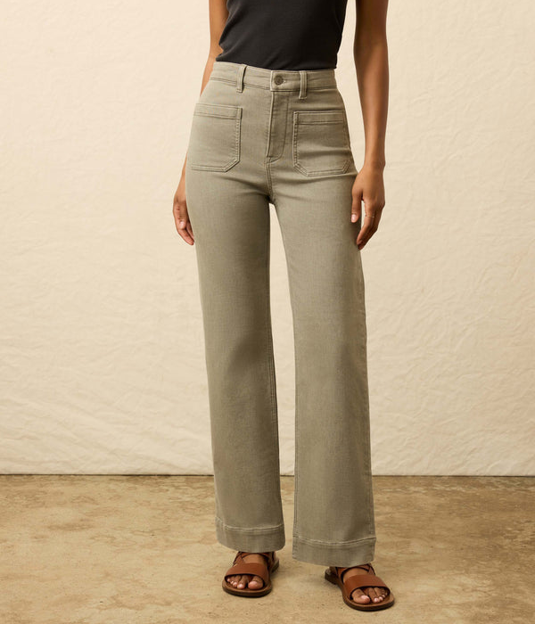 Womens Stretch Terry Patch Pocket Pant F25 A