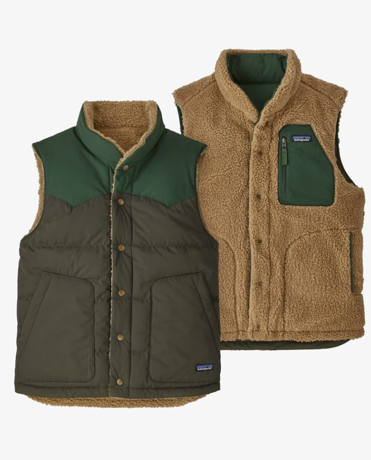 Mens Reversible Bivy Down Vest