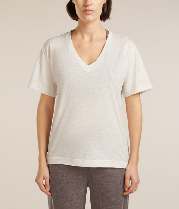Womens Merino 150 Tech Lite SS Relaxed V Neck Tee