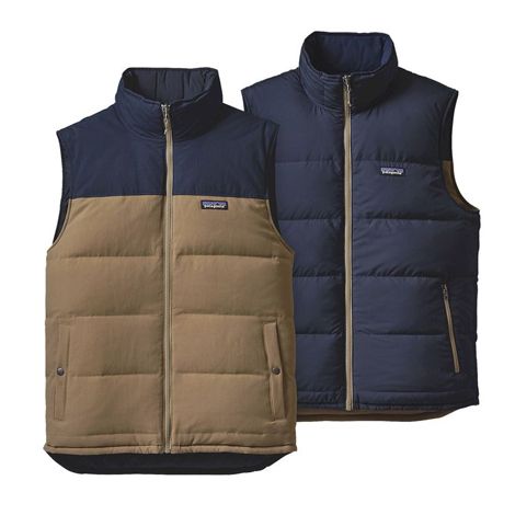 Mens Reversible Bivy Down Vest