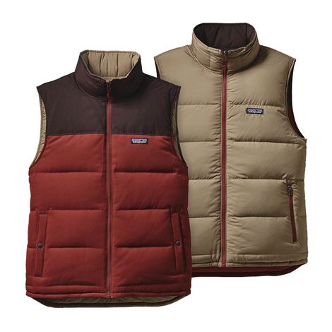 Mens Reversible Bivy Down Vest