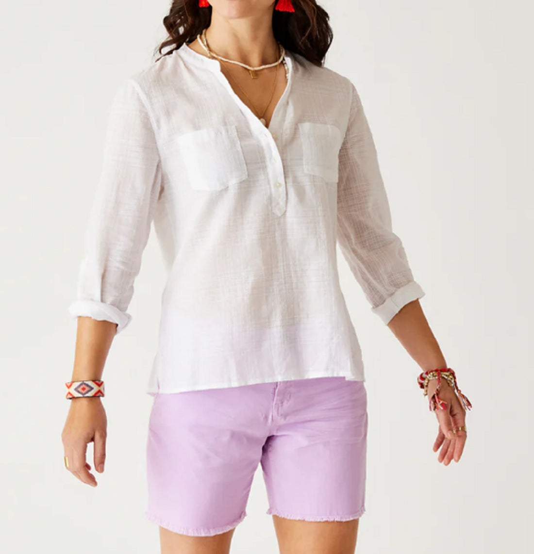 Womens Dylan Textured Shirt