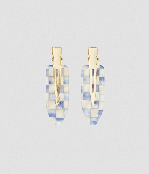Creaseless Clips (Set of 2) â€” Sky Checker