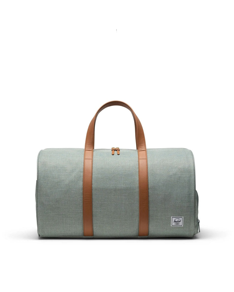 Herschel Novel Duffle in Iceberg Green Crosshatch